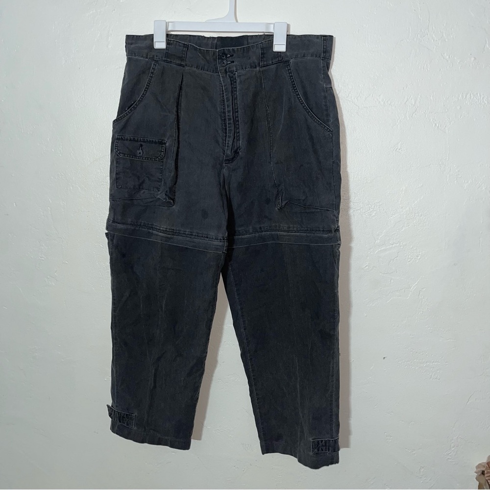 Vintage Cabela’s Zip Off Cargo Pants Hiking Adjustable Waist Shorts Hiking Men’s
